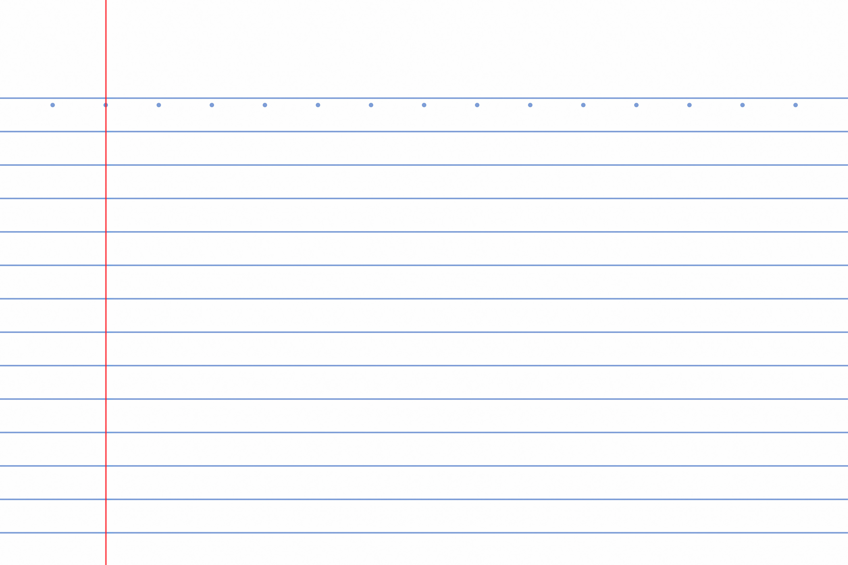 Lined notebook paper for background